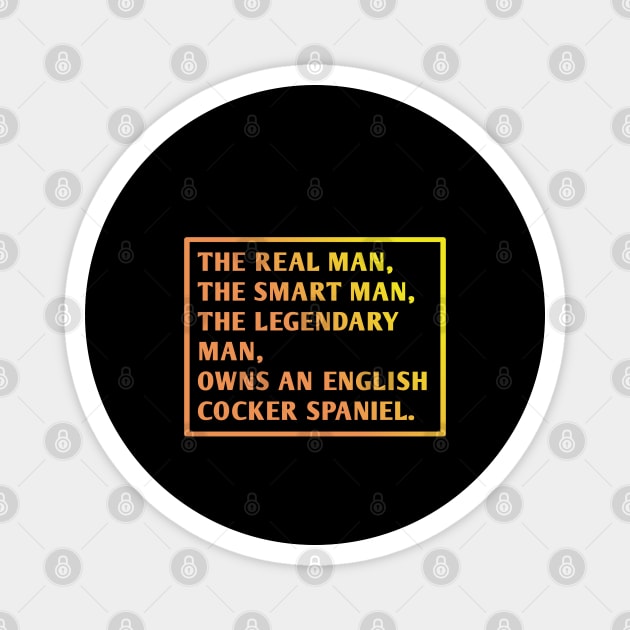 English cocker Spaniel Magnet by BlackMeme94